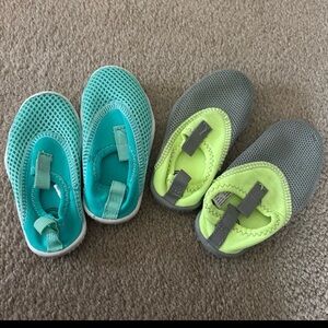 Kids Water Shoes - Aqua and Gray